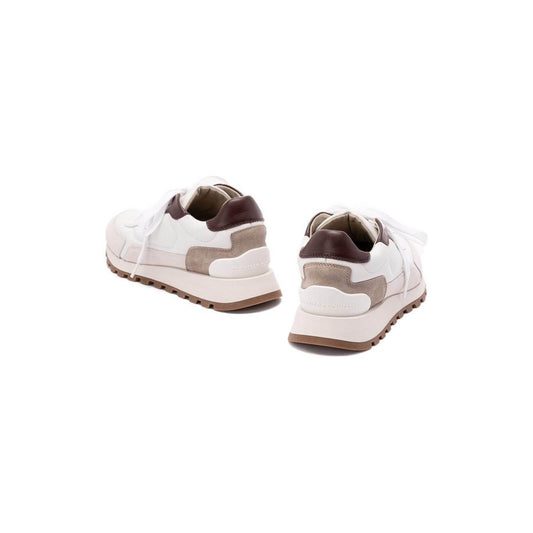 Brunello Cucinelli Calfskin and suede runners