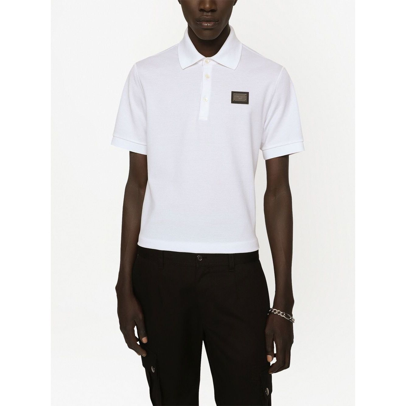 Dolce & Gabbana Logo cotton polo shirt Topwear