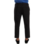 Dolce & Gabbana Gray Bordeaux Wool Trouser Dress Pants