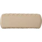 Versace Elegant Quilted Nappa Leather Tote Versace Tan