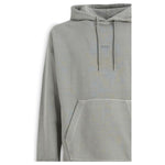 Hugo Boss Elegant Grey Cotton Hooded Sweatshirt
