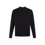 Hugo Boss Elegant Black Cotton Round Neck Sweatshirt