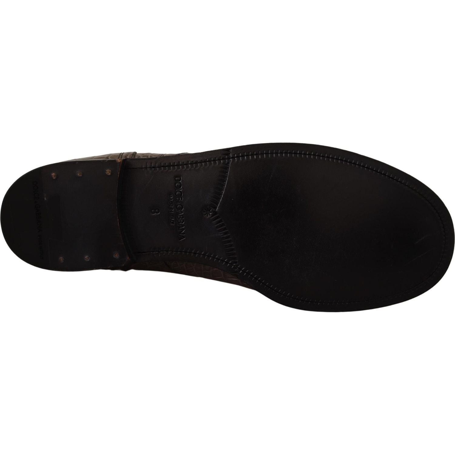 حذاء ديربي بروج أنيق من دولتشي آند غابانا