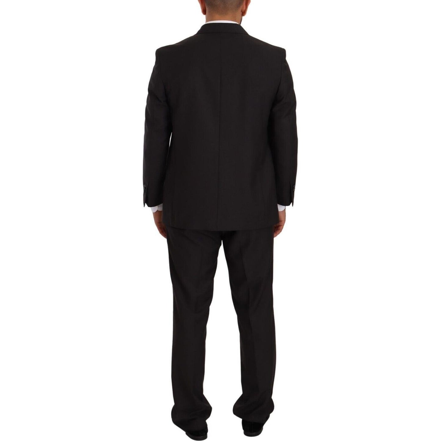 Domenico Tagliente Gray Polyester Single Breasted Formal Suit JKT3145 - 49