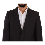 Domenico Tagliente Gray Polyester Single Breasted Formal Suit JKT3145 - 49