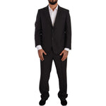 Domenico Tagliente Dark Gray Single Breasted Formal Suit
