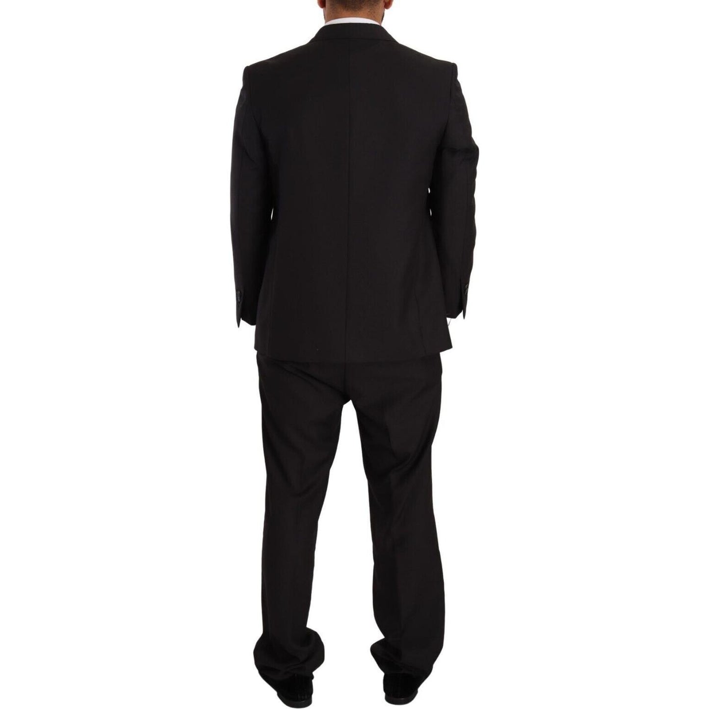 Domenico Tagliente Dark Gray Single Breasted Formal Suit