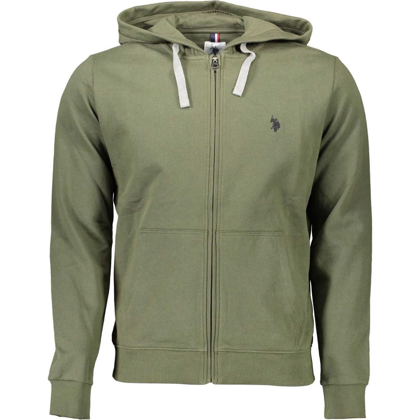 U.S. POLO ASSN. Green Cotton Men Sweater