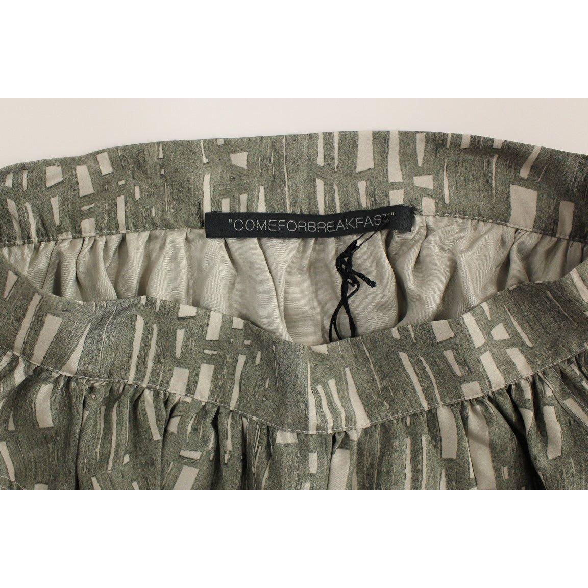 Comeforbreakfast Gray Mini Short A-Line Skirt1728,67345645728,Clothing,Comeforbreakfast,Gray,M,Material: 100% cotton,Mini - Skirts - Clothing,New with tags,S,Skirts - Clothing,Skirts - Women - Clothing,Women,Women - Clothing
