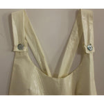 Licia Florio Elegant White Tea Halterneck Dress Licia Florio Rosy Brown