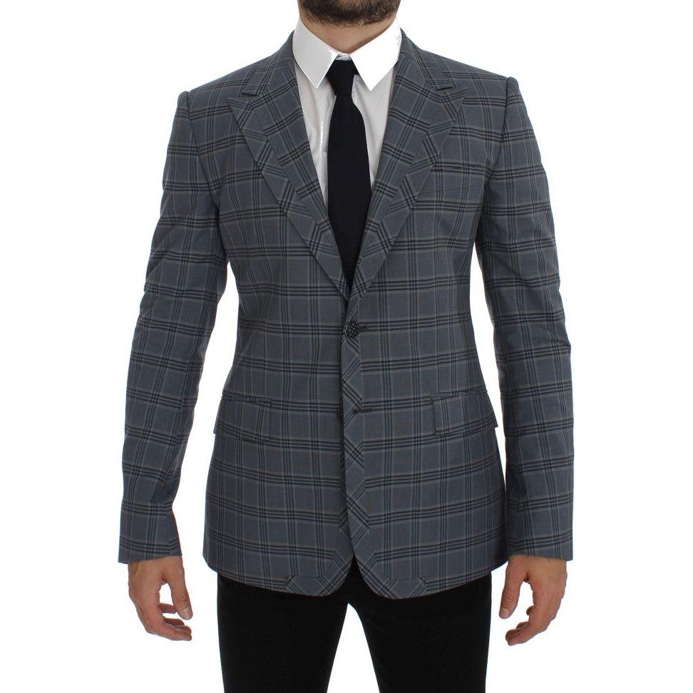 سترة أنيقة من دولتشي آند غابانا بقصّة Slim Fit باللون الأزرق