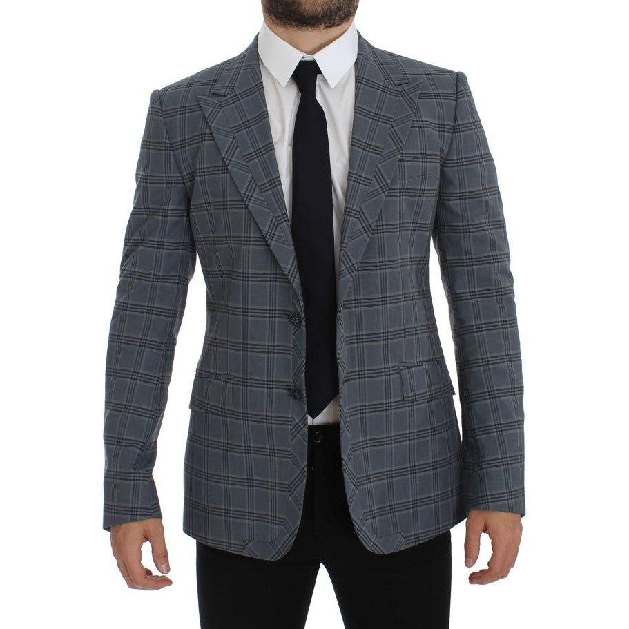 سترة أنيقة من دولتشي آند غابانا بقصّة Slim Fit باللون الأزرق