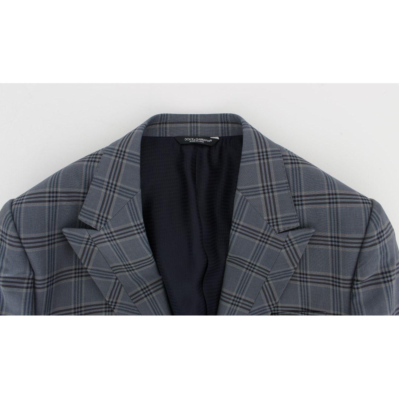 سترة أنيقة من دولتشي آند غابانا بقصّة Slim Fit باللون الأزرق