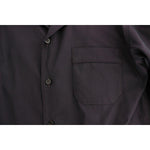 Dolce & Gabbana Purple Striped Cotton Pajama Lounge Shirt