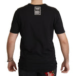 Dolce & Gabbana Black DG Baroque Cotton Crewneck T-shirt TSH7974- 52