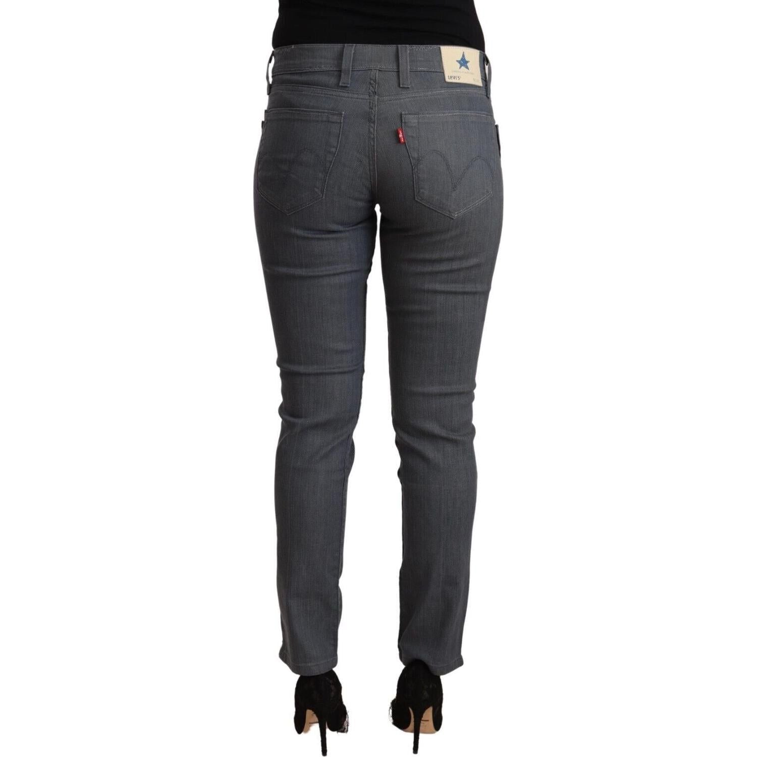 بنطلون جينز رمادي أنيق من Levi's Slim Fit