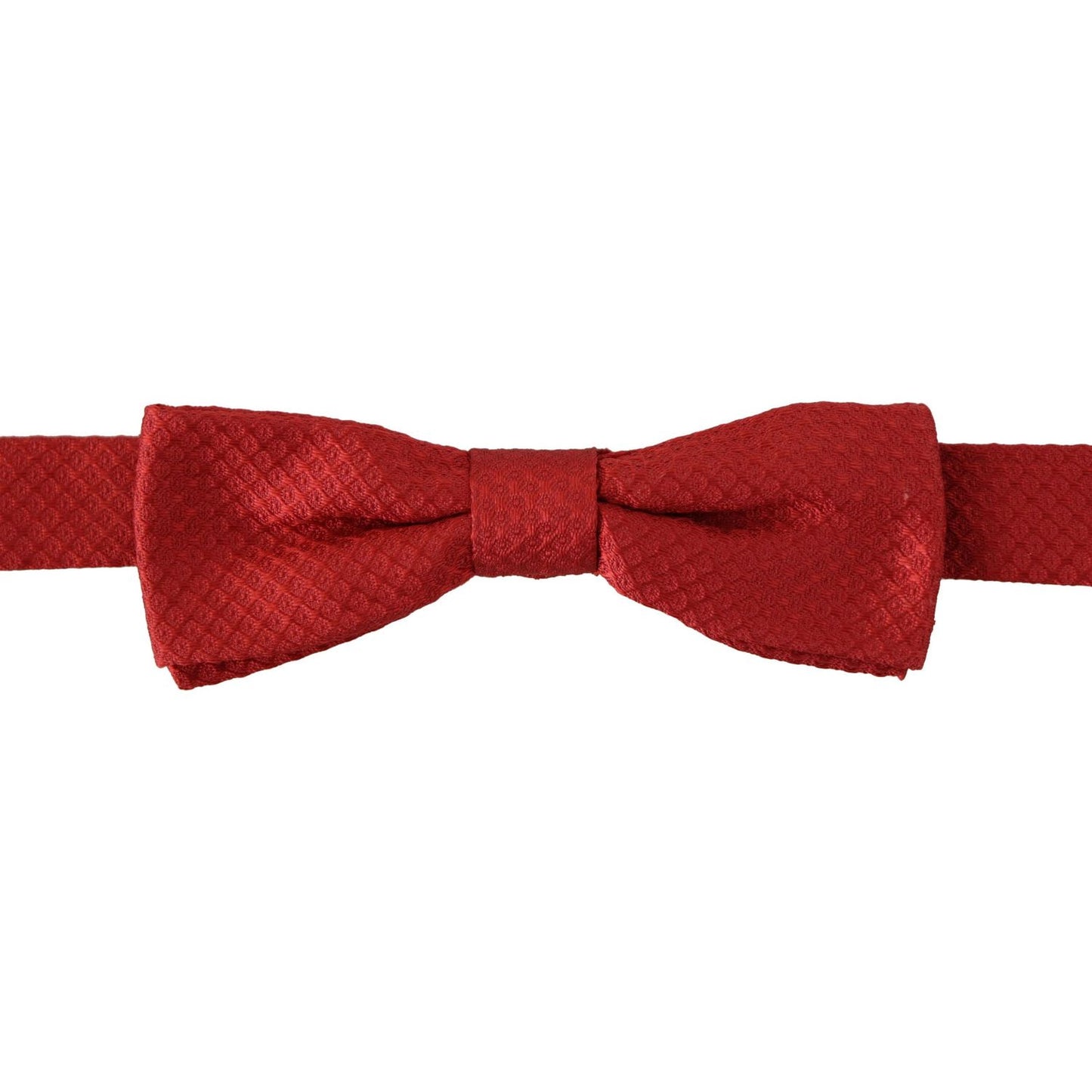 Dolce & Gabbana Red 100% Silk Adjustable Neck Papillon Tie