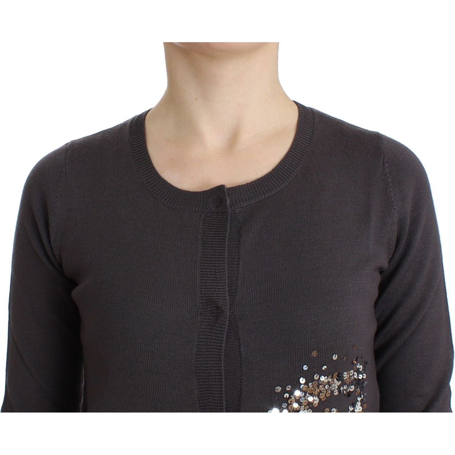 كارديجان أنيق من الصوف باللون الأرجواني من جون جاليانو