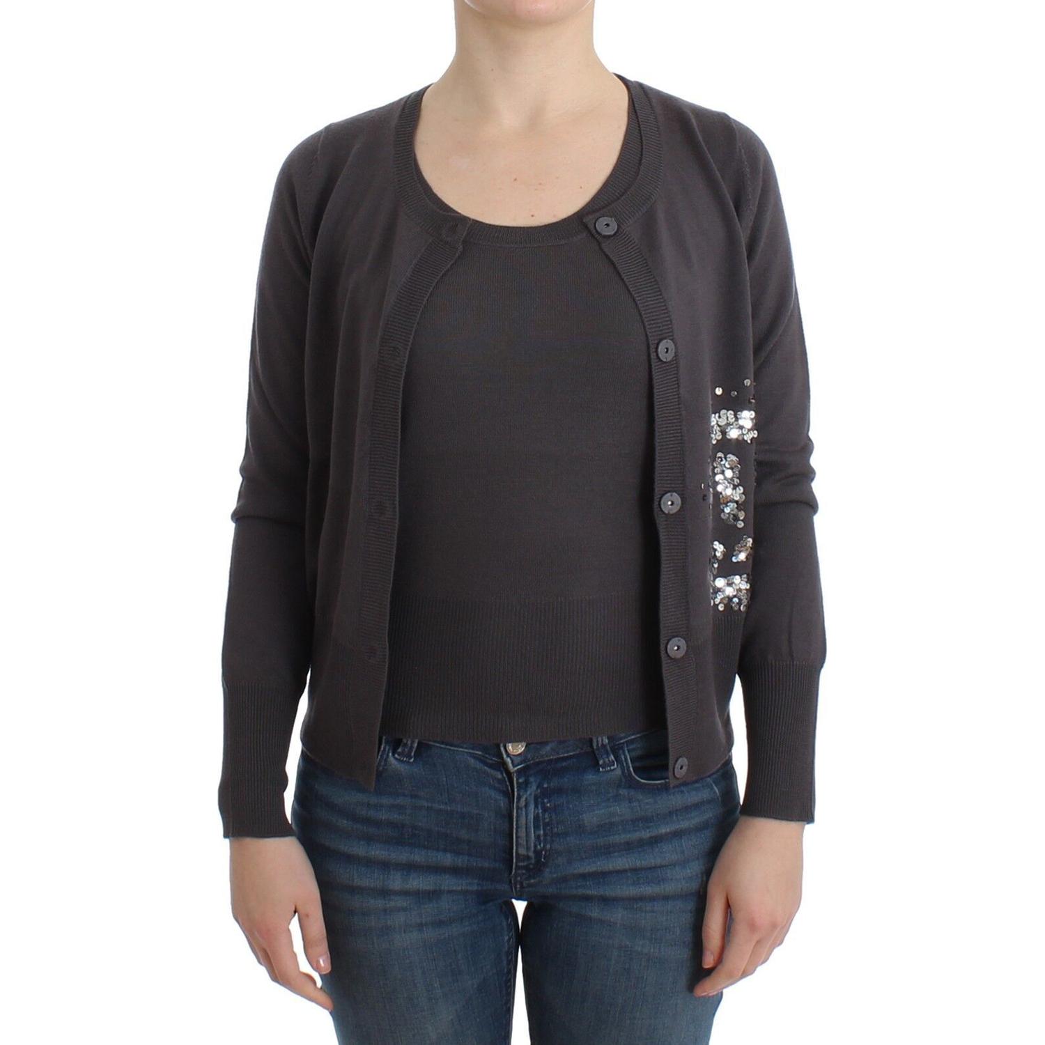 كارديجان أنيق من الصوف باللون الأرجواني من جون جاليانو