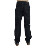 Acht Elegant Straight Fit Dark Blue Jeans Acht Black