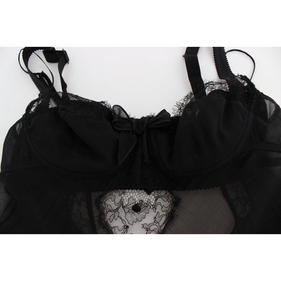 قميص بيبي دول أنيق من الحرير والدانتيل من دولتشي آند غابانا