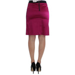 Exte Black Pink Two Piece Suit Skirt & Blazer Skirt Suit