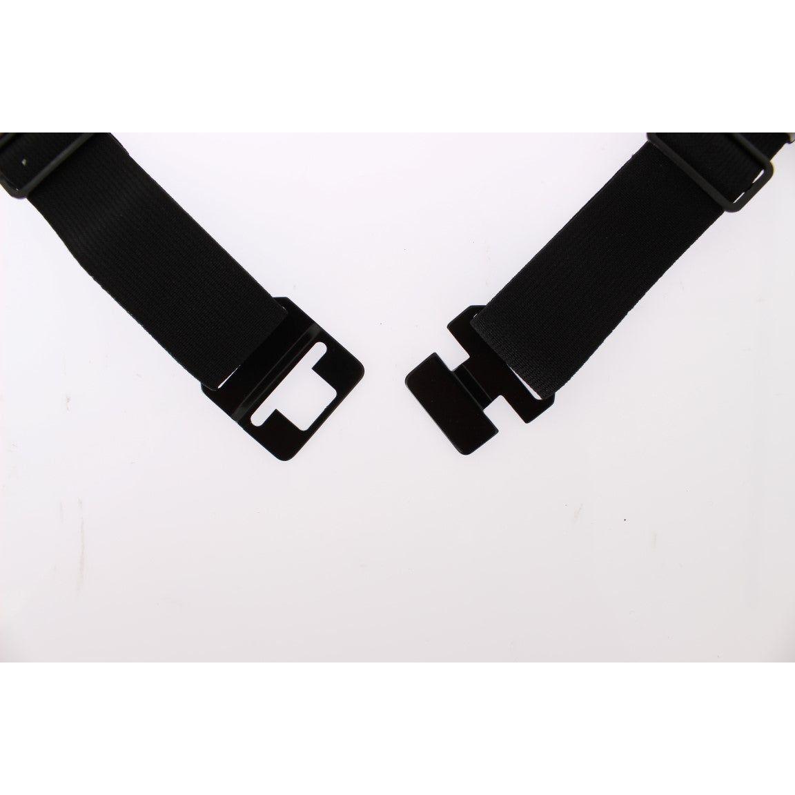 دولتشي آند غابانا حزام من الحرير الفضي الأنيق