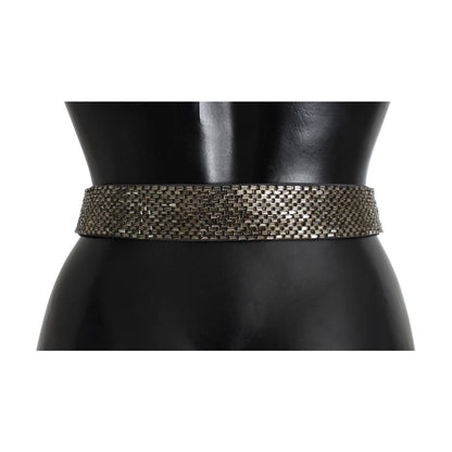 Dolce & Gabbana Crystal Buckle Sequined Waist Belt Belt