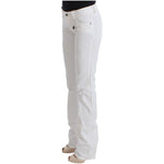 Costume National White Cotton Slim Fit Denim Bootcut Jeans SIG30112-4