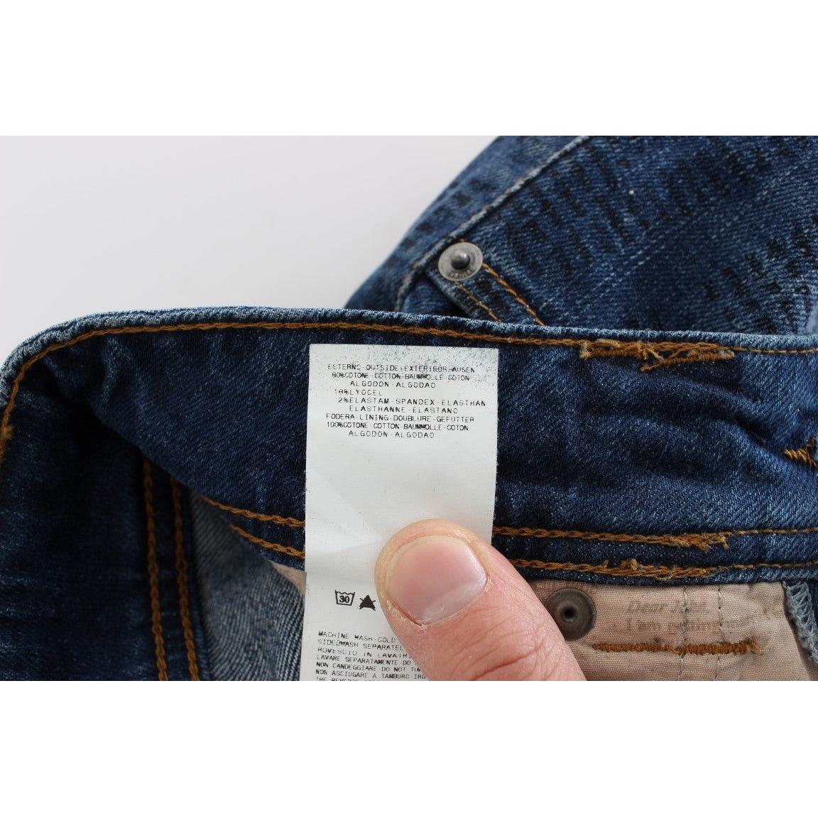 بنطلون جينز أنيق ضيق من جون جاليانو