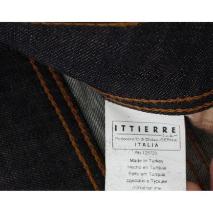 John Galliano Blue Wash Cotton Blend Slim Fit Bootcut Jeans