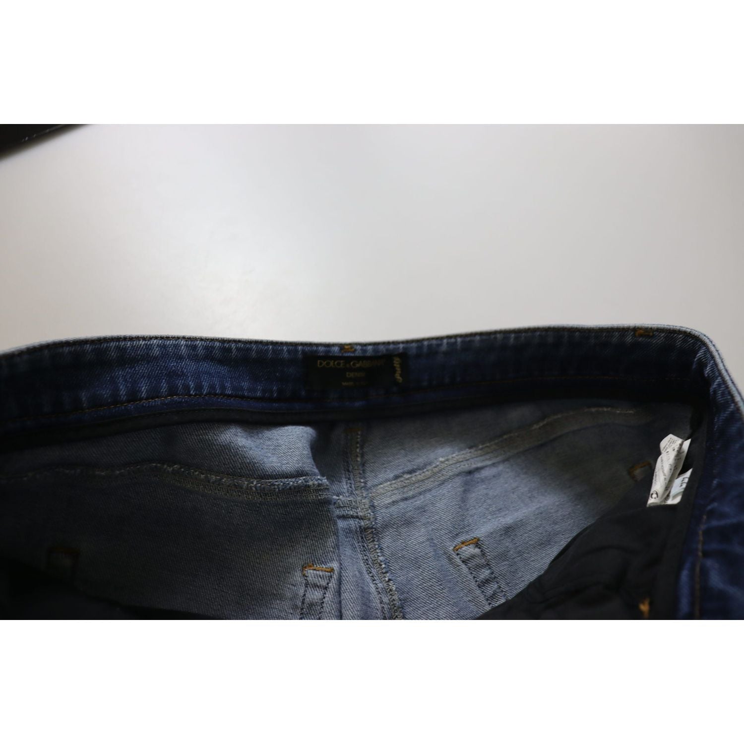 بنطلون جينز ضيق بخصر منخفض من دولتشي آند غابانا