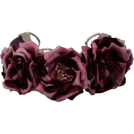 Dolce & Gabbana Multicolor Floral Appliques Metal Shoulder Strap WMB318