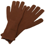 Dolce & Gabbana Elegant Brown Cashmere Winter Gloves Dolce & Gabbana Saddle Brown