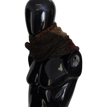 Dolce & Gabbana Multicolor Knitted Men Neck Wrap Shawl Scarf