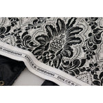 Dolce & Gabbana Elegant Floral Cotton Whole Head Wrap Hat Dolce & Gabbana Dark Gray