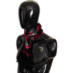 Dolce & Gabbana Elegant Multicolor Viscose Silk Men's Scarf Dolce & Gabbana Black