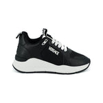 Versace Elegant Monochrome Leather Sneakers