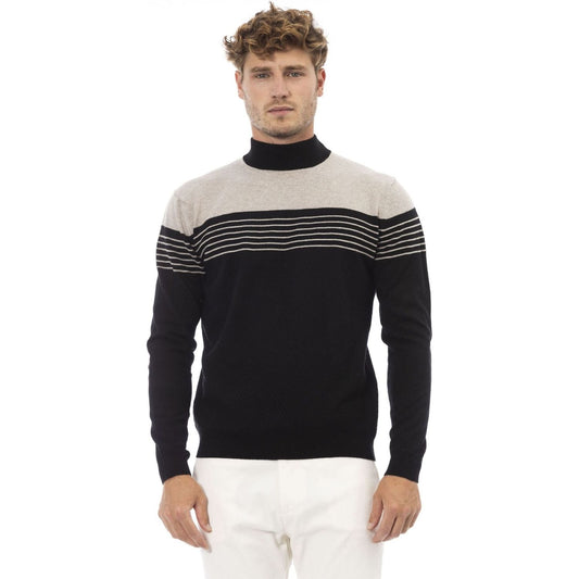 Alpha Studio Sweaters AU123H_9000NEROSABBIA:401503