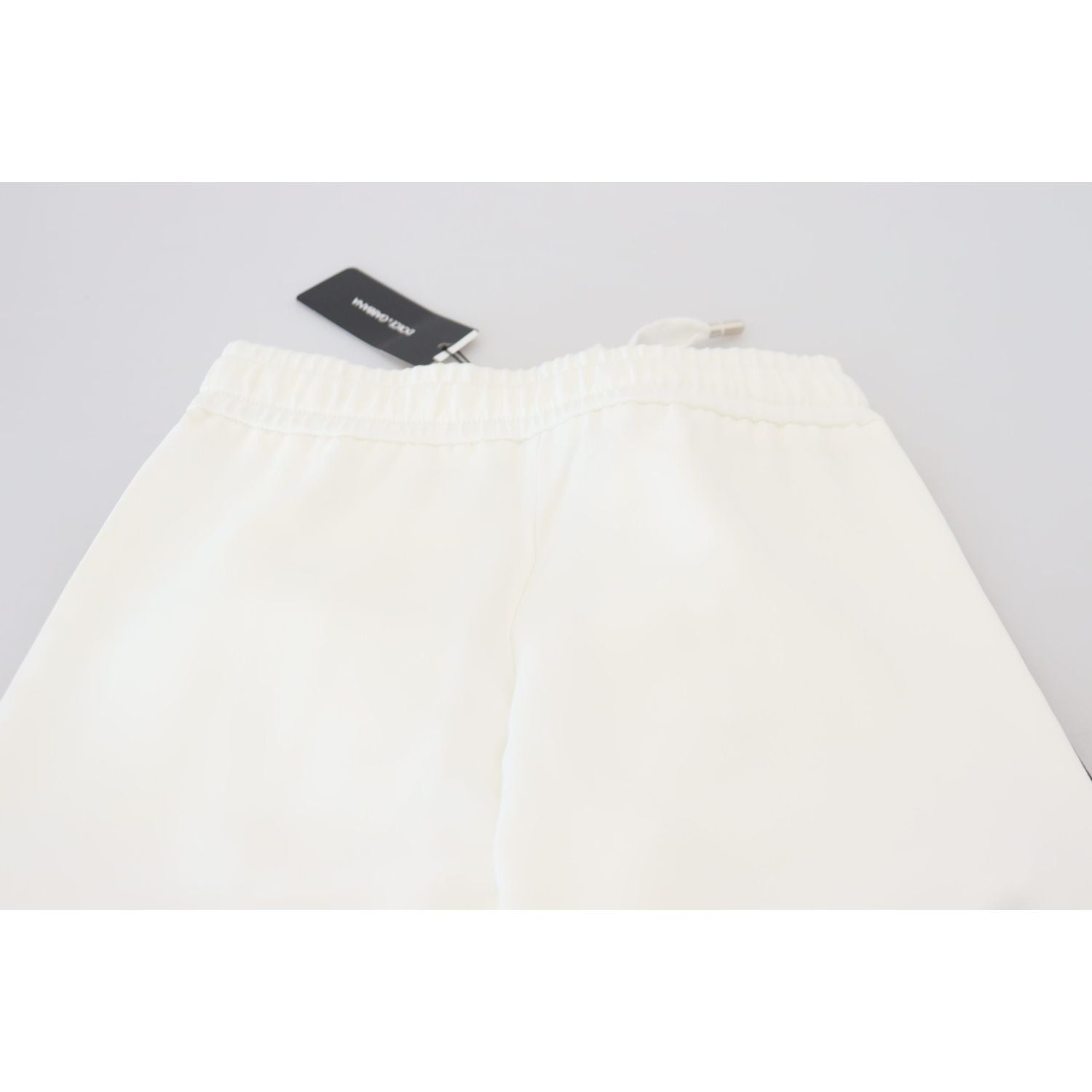 بنطال رياضي أبيض أنيق من دولتشي آند غابانا لراحة فائقة