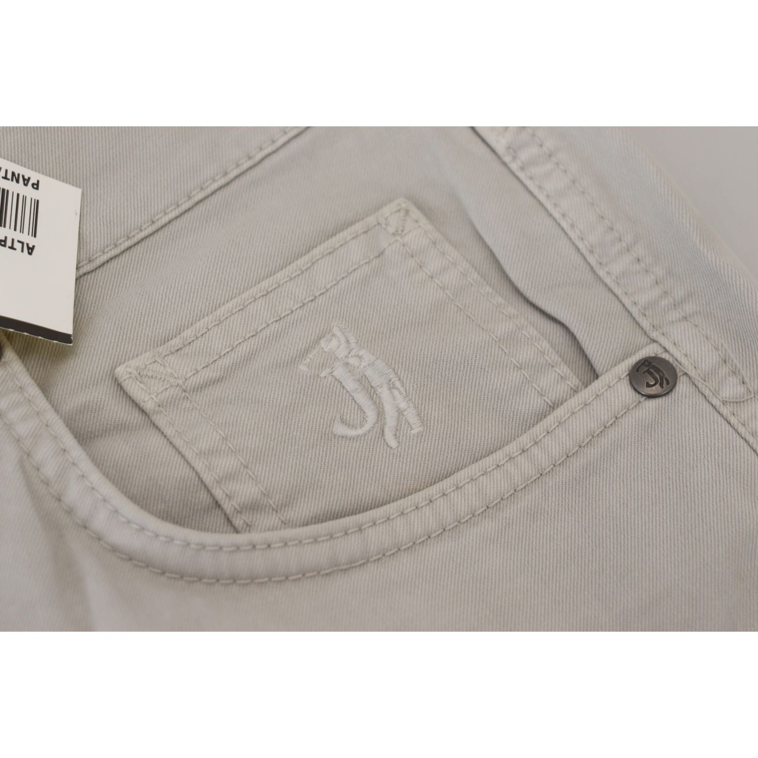 بنطال جيكرسون الأنيق المصنوع من مزيج القطن الرمادي