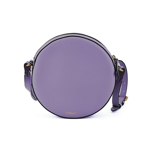 Versace Elegant Purple Round Shoulder Bag 8052045849146