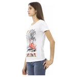 Trussardi Action White Cotton Women T-Shirt
