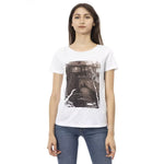 Trussardi Action White Cotton Women Top