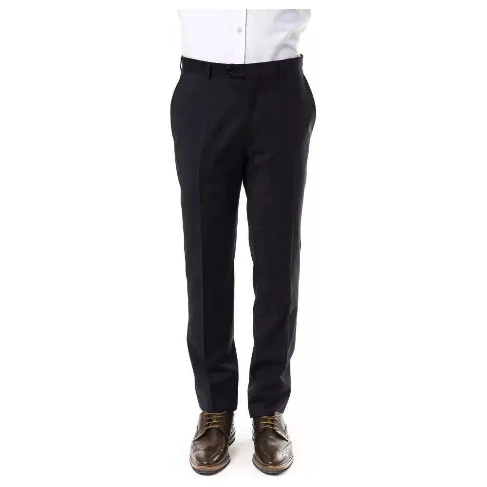 Uominitaliani Gray Wool Men Pant