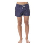 Roberto Cavalli Sport Blue Polyester Men's Swimwear