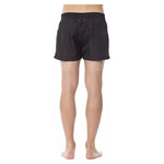 Roberto Cavalli Sport Black Polyester Men's Swim Trunk