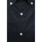 Robert Friedman Black Cotton Men Shirt