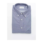 Robert Friedman Blue Cotton Men Shirt