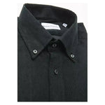 Robert Friedman Black Cotton Men's Shirt